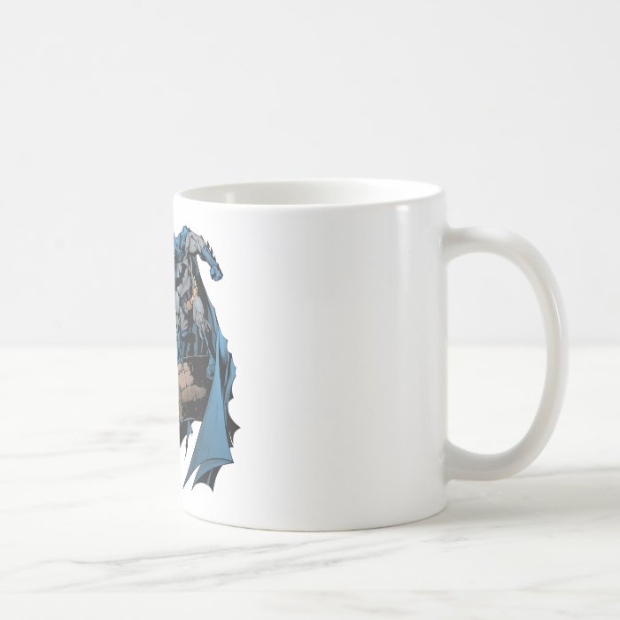 Batman on gargoyle mugs