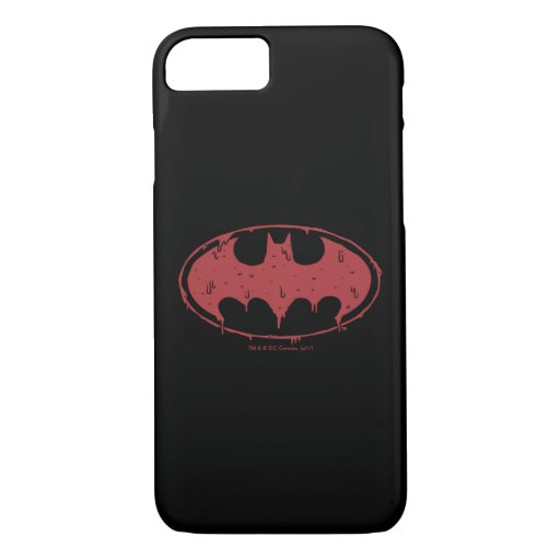 Batman | Oozing Red Bat Logo iPhone 8/7 Case