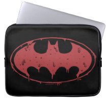 Batman | Oozing Red Bat Logo Laptop Sleeve