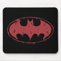 Batman | Oozing Red Bat Logo Mouse Pad