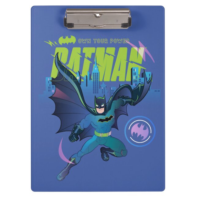 Batman "Own Your Power" City Graphic Clipboard (Front)
