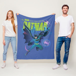 Batman "Own Your Power" City Graphic Fleece Blanket