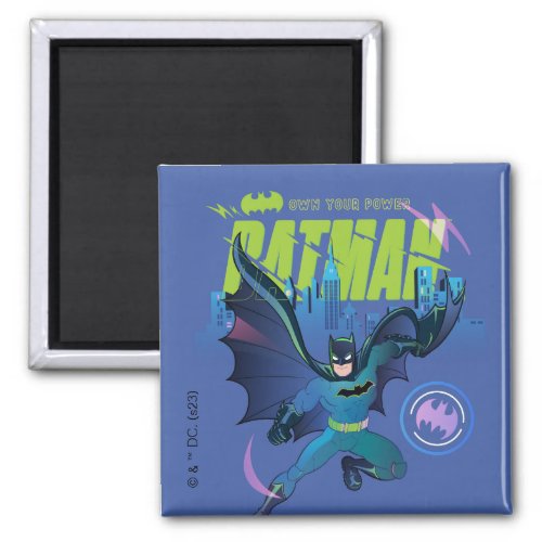 Batman Own Your Power City Graphic Magnet