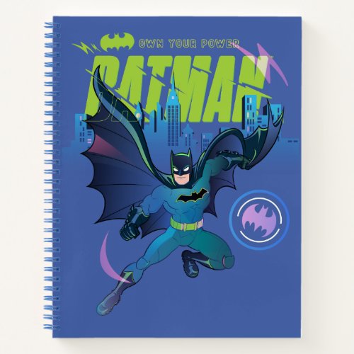 Batman Own Your Power City Graphic Notebook