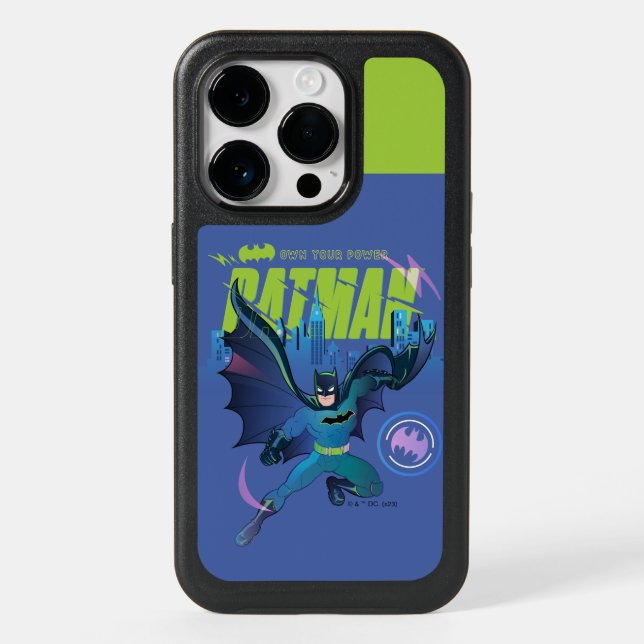 Batman "Own Your Power" City Graphic Otterbox iPhone Case (Back)