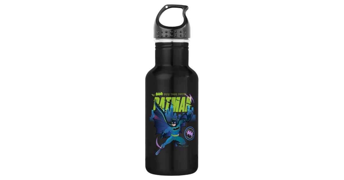 Batman Printed Stainless Steel Water Bottle - 450 ml