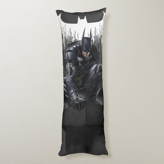 Batman Perched on a Pillar Body Pillow (Back (Vertical))