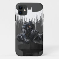 Batman Perched on a Pillar