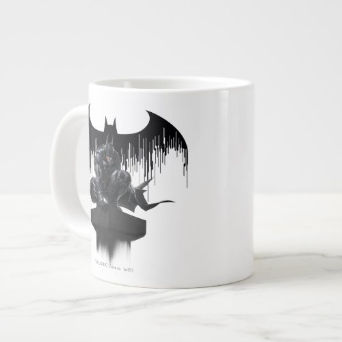 Batman Perched on a Pillar Giant Coffee Mug