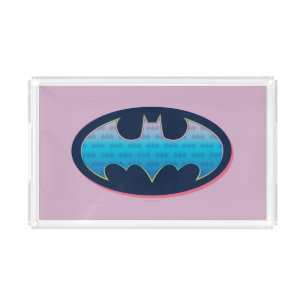 Batman Pink & Blue Symbol Acrylic Tray