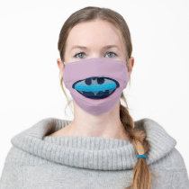 Batman | Pink & Blue Symbol Adult Cloth Face Mask