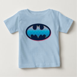 Batman | Pink &amp; Blue Symbol Baby T-Shirt