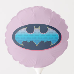 Batman Pink & Blue Symbol Balloon