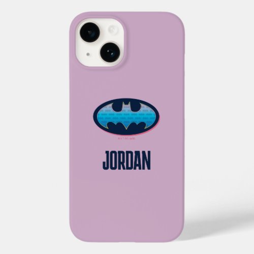 Batman  Pink  Blue Symbol Case_Mate iPhone 14 Case