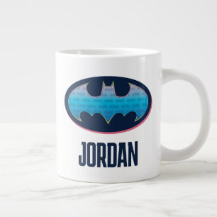 Batman Pink & Blue Symbol Giant Coffee Mug