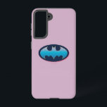 Batman | Pink & Blue Symbol Samsung Galaxy S21 Case<br><div class="desc">Check out this Batman Symbol in cool neon colors!</div>