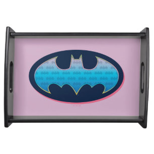 Batman Pink & Blue Symbol Serving Tray