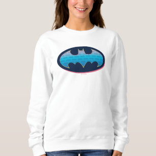 Batman Pink & Blue Symbol Sweatshirt
