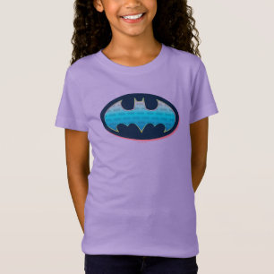 Batman Pink & Blue Symbol T-Shirt