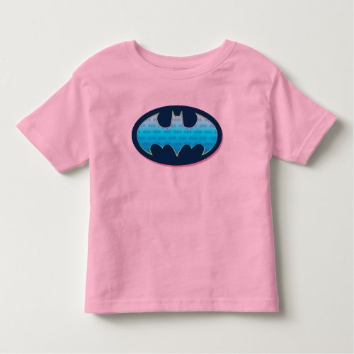 Batman  Pink  Blue Symbol Toddler T_shirt