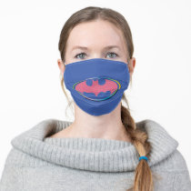 Batman | Pink Polka Dot Logo Adult Cloth Face Mask