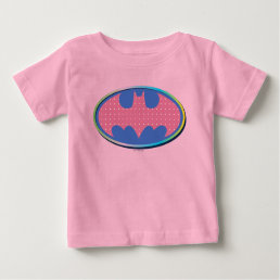 Batman | Pink Polka Dot Logo Baby T-Shirt