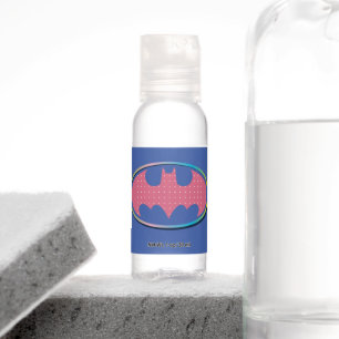 Batman Pink Polka Dot Logo Hand Sanitizer