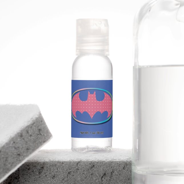 Batman | Pink Polka Dot Logo Hand Sanitizer (Insitu)