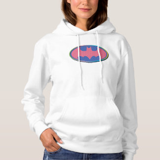 Batman | Pink Polka Dot Logo Hoodie