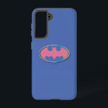 Batman | Pink Polka Dot Logo Samsung Galaxy S21 Case<br><div class="desc">Check out this Batman Symbol in cool neon colors!</div>