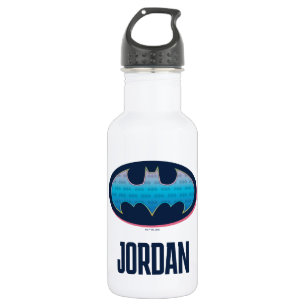 Batman Pink Polka Dot Logo Stainless Steel Water Bottle