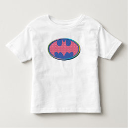Batman | Pink Polka Dot Logo Toddler T-shirt