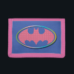 Batman | Pink Polka Dot Logo Trifold Wallet<br><div class="desc">Check out this Batman Symbol in cool neon colors!</div>