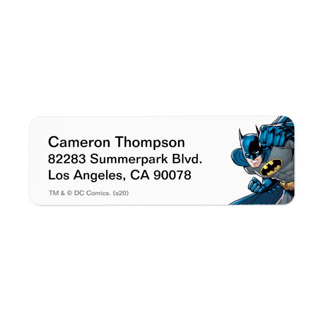 Batman Punch Label (Front)