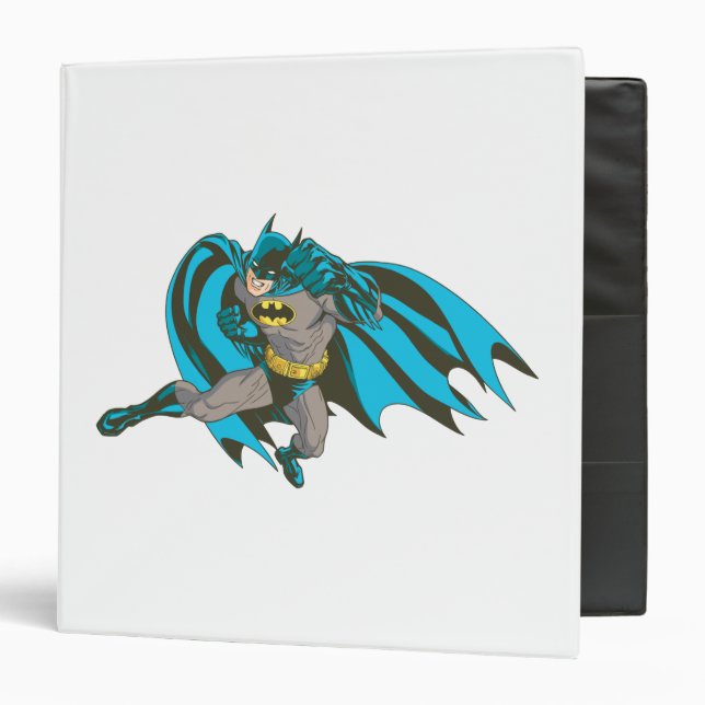 Batman Punching 1 3 Ring Binder (Front/Inside)