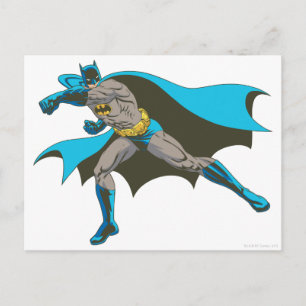 Batman Punching 2 Postcard