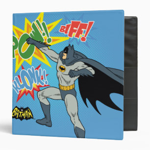 Batman Punching Graphic Binder