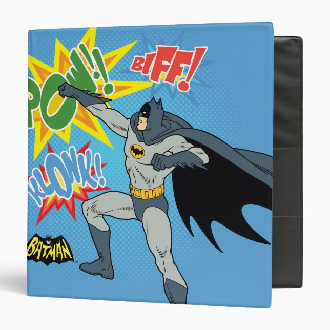 Batman Punching Graphic Binder (Front/Inside)