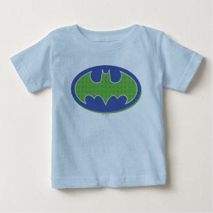 Batman   Purple & Green Symbol Baby T-Shirt