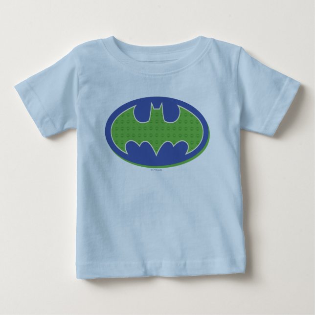 Batman | Purple & Green Symbol Baby T-Shirt (Front)