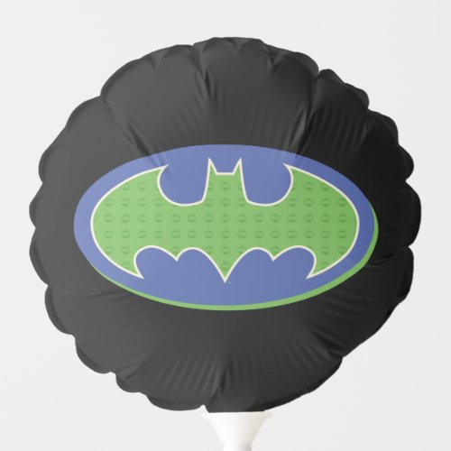 Batman  Purple  Green Symbol Balloon