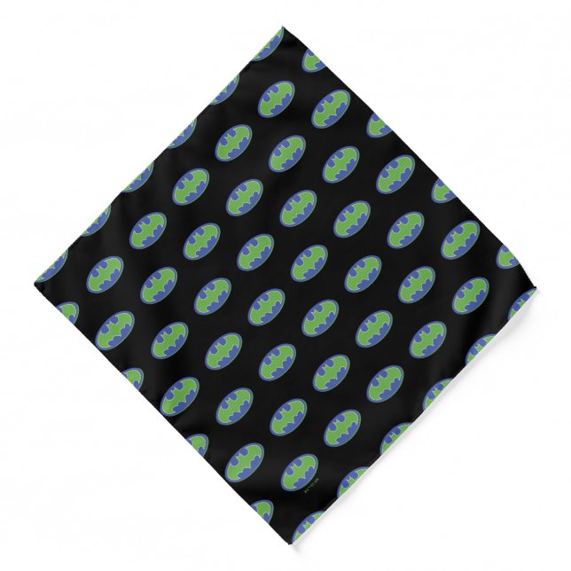 Batman | Purple & Green Symbol Bandana (Front)