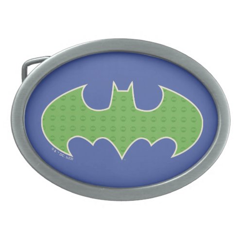 Batman  Purple  Green Symbol Belt Buckle