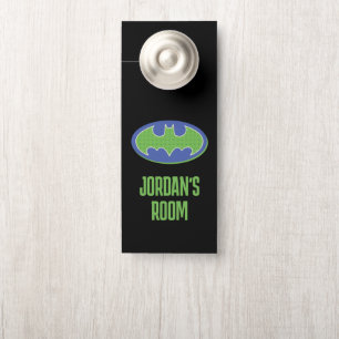 Batman   Purple & Green Symbol Door Hanger
