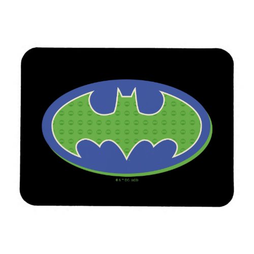 Batman  Purple  Green Symbol Magnet