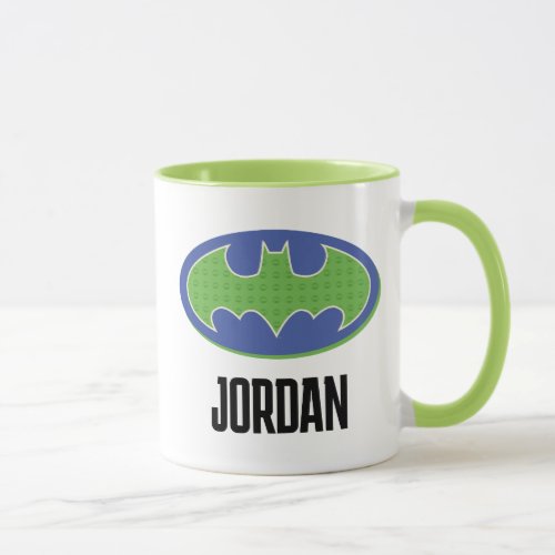 Batman  Purple  Green Symbol Mug