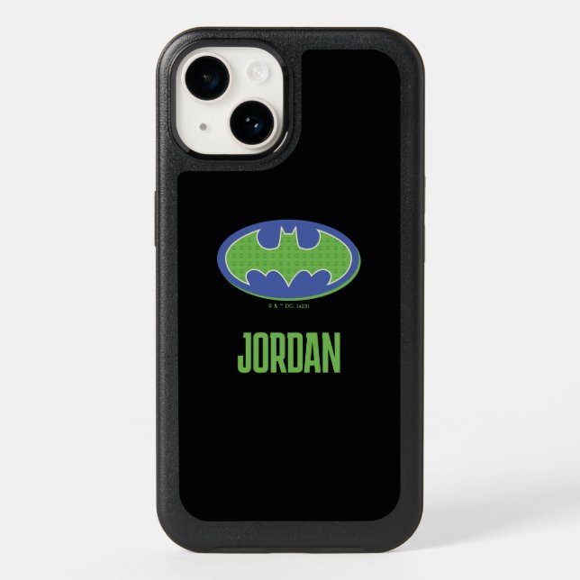 Batman | Purple & Green Symbol Otterbox iPhone Case (Back)