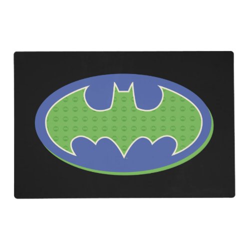 Batman  Purple  Green Symbol Placemat