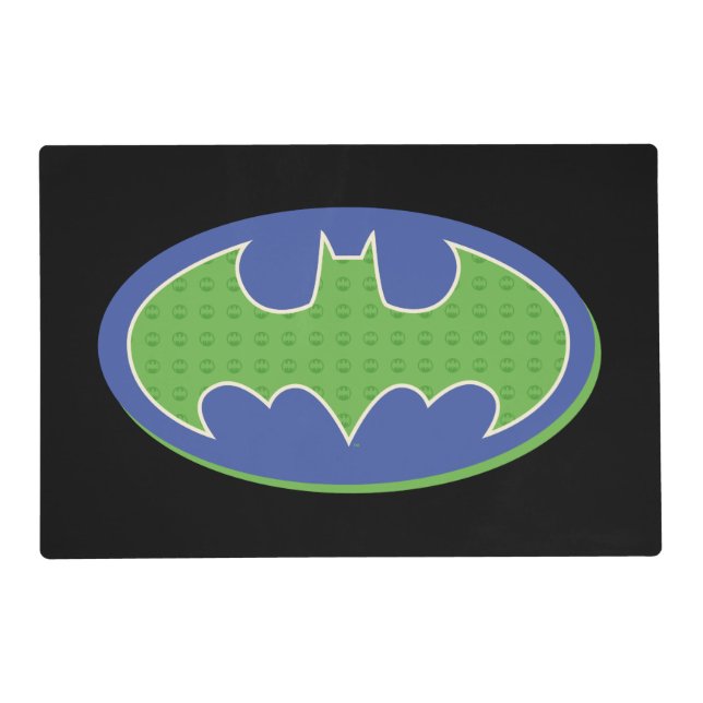 Batman | Purple & Green Symbol Placemat (Front)
