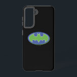 Batman | Purple & Green Symbol Samsung Galaxy S21 Case<br><div class="desc">Check out this Batman Symbol in cool neon colors!</div>